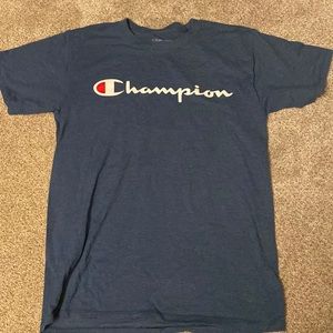 Men’s Blue Champion tee (S)
